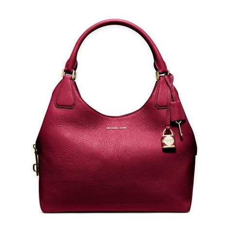 cherry red michael kors wallet|Michael Kors red shoulder bag.